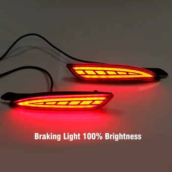 2 BUC Lampa de Ceață Spate Pentru Mazda 6 Atenza Mazda6 2019 2020 LED Bara Spate Reflector Lumina Lămpii de Frână Lumină Lumina de Semnalizare