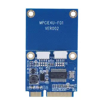 Mini PCI-E, Dual USB Adaptor mPCIe la 5 Pin 2 Porturi USB2.0 Converter Card