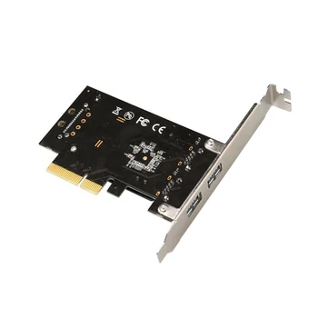 PCIE Pentru USB 3.1 Card de Expansiune Riser card PCI-E adaptor de Card Dual 10Gbps cu SATA hub SuperSpeed controler PCI express Desktop