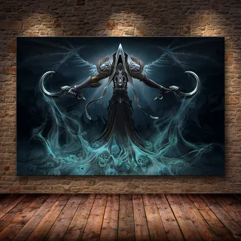 Panza joc poster Diablo 3 HD Imagini de Arta, Tablouri Canvas Arta pentru Decor Acasă pictura Arta de Perete