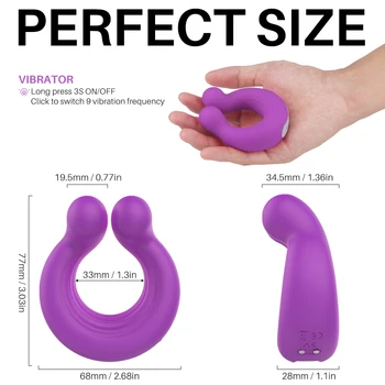Vibratoare Penis Inel de Jucarii Sexuale pentru Cupluri Dublă Penetrare Penis Inel de Penis Rabbit Vibrator Penisului, intarzierea Ejacularii Adult Jucarii Sexuale