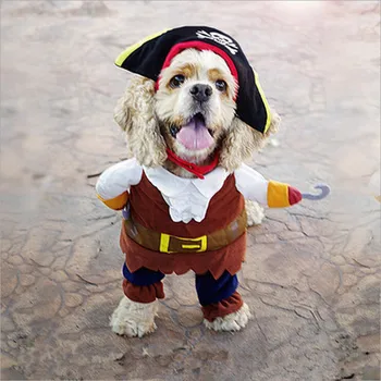 Animale De Companie Haine Cosplay Pirat Câini Pisica De Halloween Drăguț Costum De Haine Confort Pentru Mediu Mic Câine New Sosire 2019