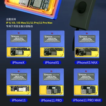 MECANIC Pentru iPhone X/XS/MAX/11/11 Pro Max Placa de baza Stratificare Superioare/Inferioare de Split Preîncălzitor Logica Bord Revizie centrala termica