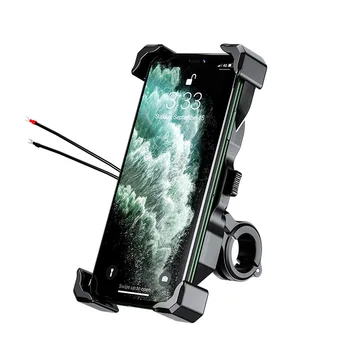 Încărcător Wireless Motocicleta Suport de Telefon pentru iphone 11 Pro XR Samsung Universal Mobile Suport Cu Încărcare Rapidă Titularul de Telefon