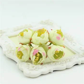 180pcs/lot Mini Ceai Bud Artificiale Buchet de Flori Pentru Acasă Decorare Nunta Scrapbooking DIY Meșteșug Consumabile flori False