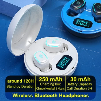 Noul Wireless Bluetooth 5.0 Cască TWS Mini HIFI In-ear Sport Execută setul cu Cască Suport iOS/Android Telefoane HD Apel