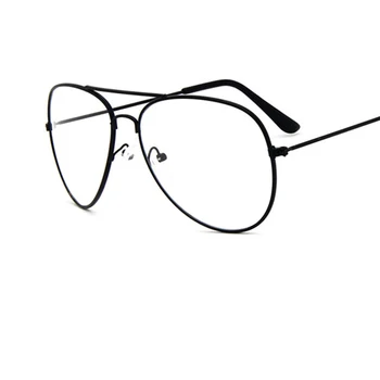 2020 Moda Clar Ochelari Femei Rame Optice Miopie Lunette De Sex Feminin Oculos Supradimensionate Transparent Ochelari De Pilot De Fals Ochelari