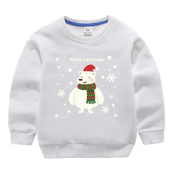INPEPNOW de Crăciun pentru Copii Tricou pentru Fete Tricou Copil din Bumbac Tricou pentru Baieti de copii pentru Copii Hanorace Haine Adolescenti