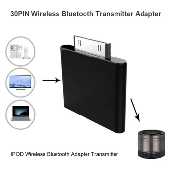 Muzica Transmițător Audio Pentru Bluetooth 2.1 EDR, Adaptor Audio Hifi 30 Pin Stereo pentru Căști, Adaptor pentru iPod Classic iPod Touch