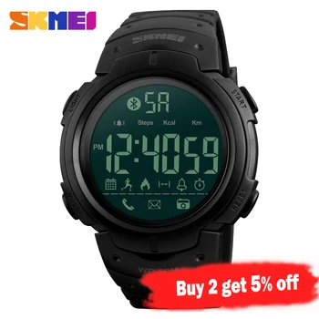 SKMEI Moda Ceas Inteligent Bărbați Ceas de Calorii Alarma Bluetooth Ceasuri 5Bar Digital Impermeabil Smartwatch Relogio Masculino 2019