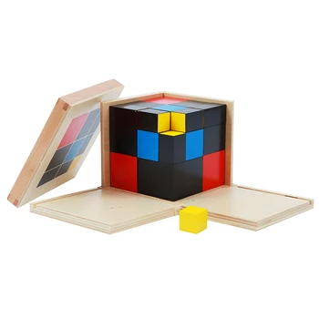 Jucărie pentru copii Montessori Standard Trinom Cub de Matematica pentru Educație Timpurie Preșcolară Formare Jucării de Învățare Mare Cadou