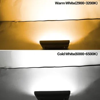 Inundații LED Lumină în aer liber Lampa Led lumina Reflectoarelor Reflector cu Senzor de Proiector 10W 20W 30W 50W Impermeabil Grădină 12V 220V 110V de Iluminat