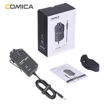 Comica AD2 6,35 mm/XLR-3.5 mm Audio Preamplificator Microfon adaptor pentru iPhone, iPad, Telefon Android DSLR Canon Nikon Camere si Chitara