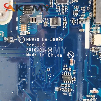 Akemy MBWJU02001 MB.WJU02.001 Pentru Acer aspire 5741 5741zg 5742 5742G Laptop Placa de baza NEW70 LA-5892P HM55 DDR3 Gratuit CPU