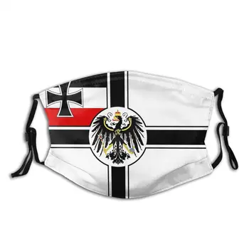 Imperial Germania Reichskriegsflagge Lavabil Gura Masca de Fata Windproof Praf cu Filtre de Protecție de Iarnă Capacul Închis