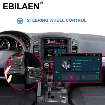 EBILAEN Auto Multimedia player Pentru Mitsubishi PAJERO 4 2din Android 9 AutoRadio Casetofon DVD Navigatie GPS V97 V93 Camera din Spate