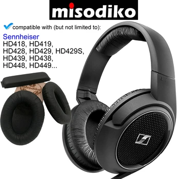 Misodiko Înlocuire Bandă și Tampoane pentru Urechi Perne Kit - pentru Sennheiser HD418, HD419, HD428, HD429S, HD439, HD438, HD448, HD449