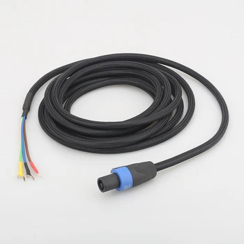 De înaltă Calitate Audiocrast SBC01 Subwoofer cablu cu 3 fire Sub Difuzor Cablu Speakon la capăt Lucrurilor pentru REL/MJ Acustica