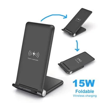 15W Rapid Încărcător Wireless Qi Pentru iPhone 12 11 Pro XS XR X 8 Samsung S20 S9 S10 Nota 9 10 20 Suport Wireless Charging Dock Station
