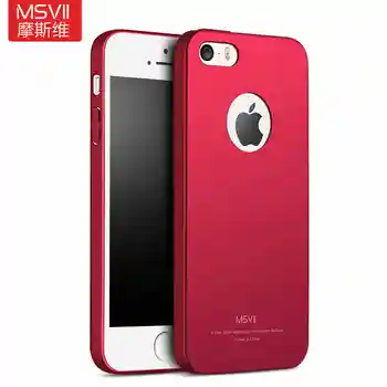 Pentru iphone 5s Caz Acoperire MSVII Slim Mată Coque Pentru iPhone se iPhone5 PC Greu Caz Acoperire Pentru iPhone 5 se 5se 5 s Cazuri 4.0