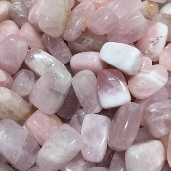 De mari dimensiuni naturale a Crescut de cuarț de cristal rostogolit piatra de lustruit piatra de cuart roz