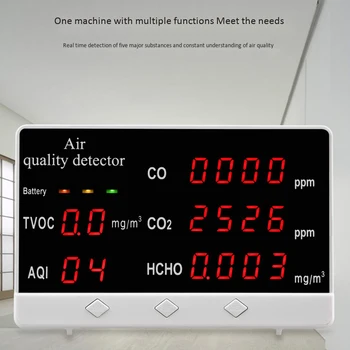 Calitatea aerului Tester CO CO2 TVCO AQI HCHO Tester Acasă de zi cu Zi de Calitate a Aerului Echipamente de Monitorizare