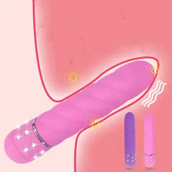 Puternic Mini Vibrator Clasic Mici AV Glonț clitoridian g-spot stimularea masturbari jucarii sexuale pentru femei Anal plug vibrator