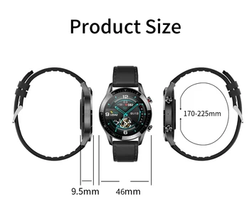 L13 Versiune de Upgrade Ceas Inteligent GT05 Bărbați Bluetooth Apel ECG PPG Impermeabil Tensiunii Arteriale Rata de Inima Tracker de Fitness Smartwatch