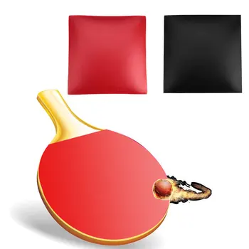 Racheta De Tenis De Masă Foaie De Cauciuc Negru Rosu Pingpang Pad Maneca Profesionale De Înaltă Calitate Joc De Interior Pro Portabil, Durabil Utile