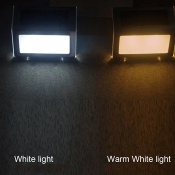 În aer liber Lumina de Perete Modern Alimentat Solare Lampă de Iluminat Inteligent Senzor rezistent la apa IP65 Pridvor Lumini Scari exterioare Calea Grădină