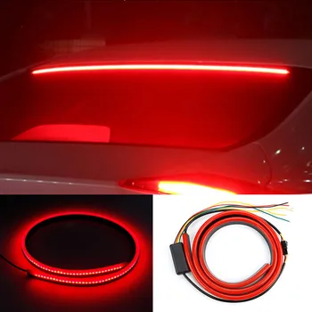 Super-Luminoase de culoare Roșie care Curge Intermitent Masina Treia Frână Lumină, LED-uri de Lumină din Spate, Coada Mare Monta Lampa de Stop de 12V Semnal de Siguranță lampa de control