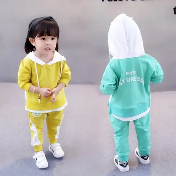 Anlencool toamna haine sport copii purta 2020 comerțul exterior coreean Ediția 3~8 ani, copiii capac de sport costum două seturi