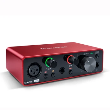 Promovarea Focusrite Scarlett Solo 3rd gen 2 2 de intrare de ieșire interfață audio USB placa de sunet profesional pentru Microfon de înregistrare