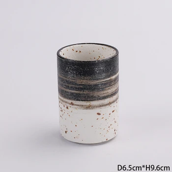 Manual De Ceramică Grosieră Ceașcă De Ceai În Stil Japonez Singur Maestru De Ceai Cupa Retro Ceramice Castron De Ceai Drinkware Decor Acasă