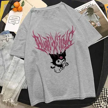 Y2k T-shirt Strada Estetice Femei Kuromi Bratz Tricou Rap Hip Hop tricou Strada Rock T-shirt Harajuku T-shirt Gotic T-shirt