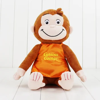 30cm Curious George Papusa de Plus Cizme Maimuță de Pluș Umplute Jucărie Animal
