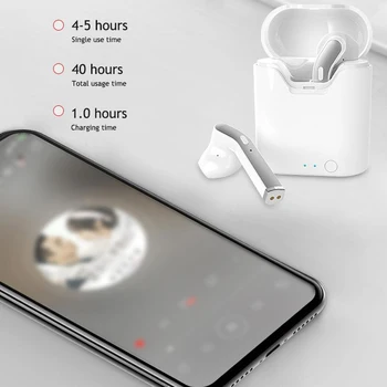 2020 Adevărat Wireless Căști Stereo TWS fără Fir Bluetooth Casti 5.0 Sunet Hi-fi Cu Încărcare Cutie Casca