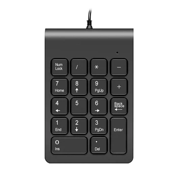 Prin cablu USB Tastatura Numerică Confortabil cu Fir USB PS/2 Universală Ultrathin Tastatura Numerică tastatura Numerică Numărul Tastatura Mini Negru
