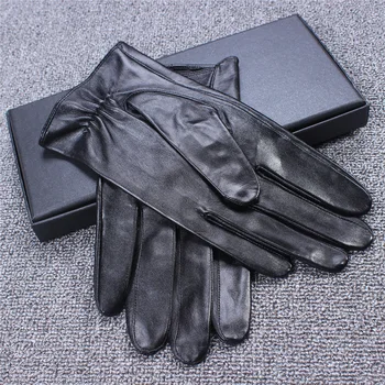 De Vânzare la cald Mănuși din Piele pentru Bărbați Touchscreen piele de Oaie Mănuși de Conducere de Iarnă pentru Bărbați Mănuși din Piele NS40-5