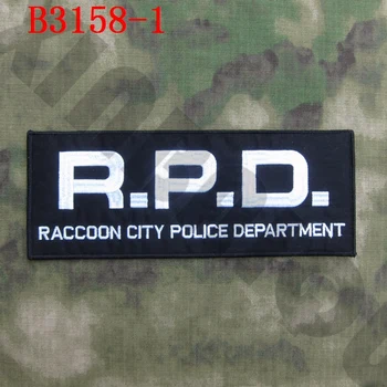 Broderie patch-uri Umbrella Raton Departamentul de Poliție R. P. D. Din Spate a Corpului B3158
