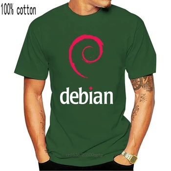 Comic Tricou Bărbați Vară Bumbac Debian Linux Tees T-Shirt de Imprimare Tricou Barbati Maneca Scurta O-Gât Elegant Clasic(1)