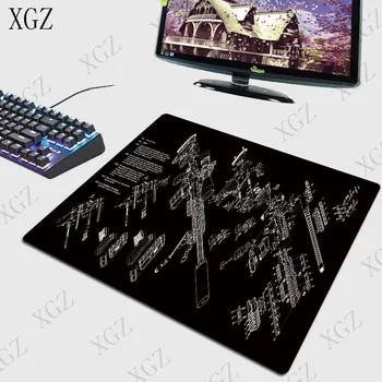 XGZ Piese Mari Lavabil Mouse Pad Gamer Tastatură de Gaming MousePad Blocare Margine de Cauciuc Laptop Mat de Masă pentru CSGO, DOTA