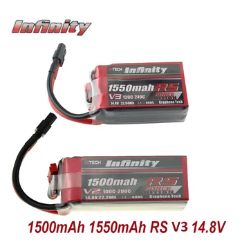 Infinity 4S LiPo Baterie 1550mAh RS R5 V3 1500mAh 1150mah 120C 110C 14.8 V Cu SY60 XT60 Plug RC Acumulator Lipo