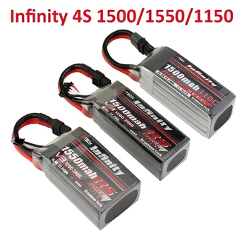 Infinity 4S LiPo Baterie 1550mAh RS R5 V3 1500mAh 1150mah 120C 110C 14.8 V Cu SY60 XT60 Plug RC Acumulator Lipo