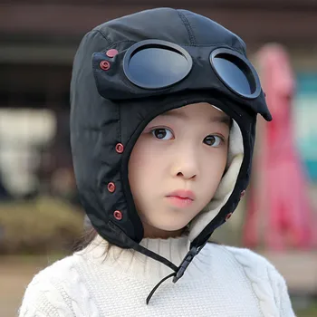 Copii Adulți Iarna, Schi, Echitatie Capac Plus Catifea Caldă De Protecție Pentru Urechi, Masca De Fata Pilot Pălăria În Aer Liber Windproof Drumeții Capac De Sport