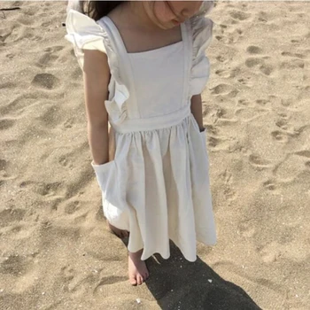 2020 Brand Nou Rochii Fete Pentru Copii Coreeană Japonia Stil De Vară Pentru Copii Fete Rochie Volane Copii Fata De Îmbrăcăminte De Cauzalitate Rochie De Printesa