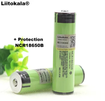 2019 Liitokala Nou Original 18650 3400mah 3.7 V NCR18650B Lthium bord de protecție a Bateriei Potrivite baterie pentru Lanternă