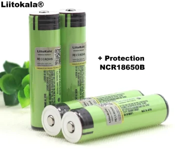 2019 Liitokala Nou Original 18650 3400mah 3.7 V NCR18650B Lthium bord de protecție a Bateriei Potrivite baterie pentru Lanternă