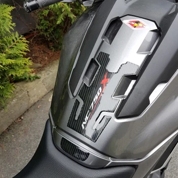 Motocicleta Fibra de Carbon de Ulei de Combustibil Rezervorul Tampon Tankpad Decal Autocolant Protector Pentru HONDA NC750X NC 750X NC700 X NC700X NC750 X