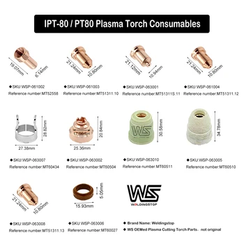IPT-80 IPT80 de Taiere cu Plasma Torch PT-80 PT80 PTM-80 Rotiți Inelul 60027 MT60027 PK-1